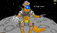 Really goofy cowboy proot
