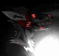 I know, I am not okay, I just like scary Protogens! 
Found on furaffinity, artist remains unknown.
I'm not gonna lie, this kinda looks like NeptuniumLoaferz's protogen..