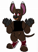Yes I made him into a baby and this is old the first design was when Titan had red eyes, and was named "Kordör" but I changed those details.

yet again a free base was used.
