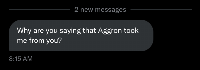 ?! They did not, and I didn’t say anything