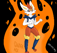 did this drawing for someone I know irl 
his fav pokemon is Cinderace

also yippee news I'm now on sleeping meds (kill me) and had to take a stupid written thing at the doctor so they can tell me weather I need anti-depressants ackkkkkk (why tho)
I hope ya'll are having a better day than I am :)
(did you know that blood tests hurt?)