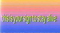 if you're struggling, you're never alone. here are some resources that can help you; no matter who you are;
https://befrienders.org
https://thetrevorproject.org
https://iasp.info

i love you guys, stay safe for me stay alive.

crd; https://www.youtube.com/watch?v=r4797uyIpUU
Today's Song; It All Feels Right - Washed Out - Paracosm (2013)