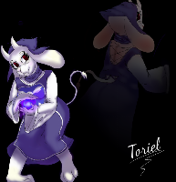 I upgraded the old Toriel drawing, but it's still from my phone.
