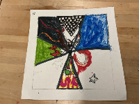 WHY DID MY ART TEACHER LET ME DO THIS x3

If you know what song the bottom shatter triangle thing is ur a real one xb

Also that song is an absolute BOP.

Kodafox get online NEEEOOOWWWW!!