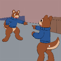 Not my art (obviously). OG artist: Balloon-Quilava on either Weasyl or Furaffinity
Before you ask, yes it is based on that one Spider-Man meme.