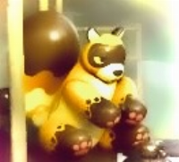 Fun fact: I was originally going to call this guy Nooki (because I believe they are a tanooki), but then when making my Bloon protogen OC, I decided to call that Nooki instead. If I were to get this guy today, their name would be Daisuke (die-sue-kay). Also, if you couldn’t tell, this is (or at least was) a real thing that exists, PuffyPaws made it a year or two ago, it didn’t have this exact positioning, but it’s still a real thing.