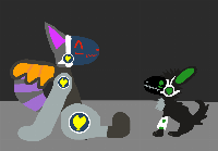 They are in the white goo field, vibing.