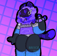 just a fursona i made for my friend :3 he wanted one sooo