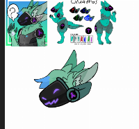 This is a WIP of a full body quadros using a few art styles to make my own. there will be a few comic strips one about fnaf one about my experience at a comicon and still thinking about the other one.