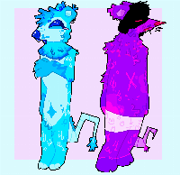 Mines purple. Wifeys blue