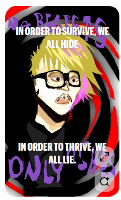 If you wanted to survive in society, you hide yourself from any potential conflicts. If you wanted to strive in society, you lie to everyone. To ensure you are in control, when you were never in control. Someone always pulls your strings. We'll never be truly free. So get used to it. The strings only pull tighter when you grow older. Until those strings loosen and break off when you die. But those strings never die out. They just limit all movement. My point? You ask. Make the most, don't ruin but cherish the time you have left before the strings tighten til you can barely fucking breathe. (And if you're a child, maybe lose the "fucking" out of that statement) Only hide when you absolutely need to, don't hide whenever someone makes an insult online or to your face. Emotion drives action.