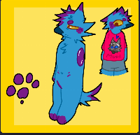 this is not fishhs OC SCARCAST made the original one this ones a fake do not buy from him because scar did not give permission to sell this