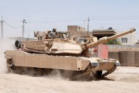 here's the m1a2 abrams tank one of the most powerful tanks in the world