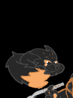 Believe it or not.. this is another scav prototype character. Game by Orsoniks. Artist: unknown however it is from the Scav Prototype reddit.
With that aside, Male, 5'7", missing right arm from incident on the Grey Planet, slightly traumatized due to such events, single, knows both Chip and Rose, having been friends during the Gunsaw era, possessive of items/people, excellent fighting skills, can be prone to lashing out at people.
His name is Basil