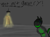 A thumbnail for a large Scratch project that is to serve as a commentary/meme thing to stuff some of my vent art and to make it entertaining at the same time!