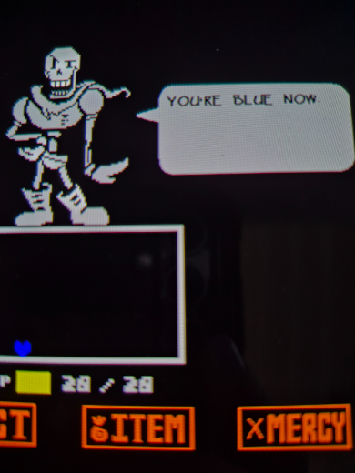 Idk why I decided to play undertale on the bus but here we are ig
