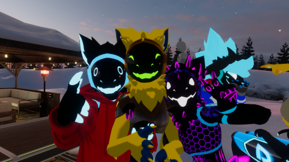 Protogen with friends 