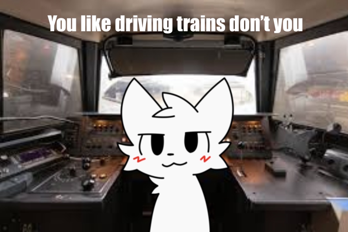 You like driving trains don’t you