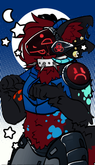 pretty much me as a protogen ;3