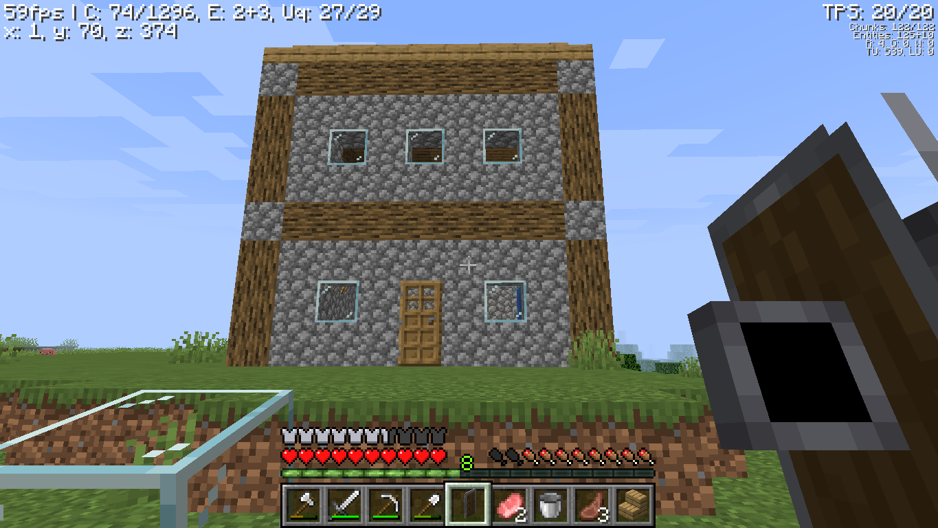 I finally finishd my minecraft house