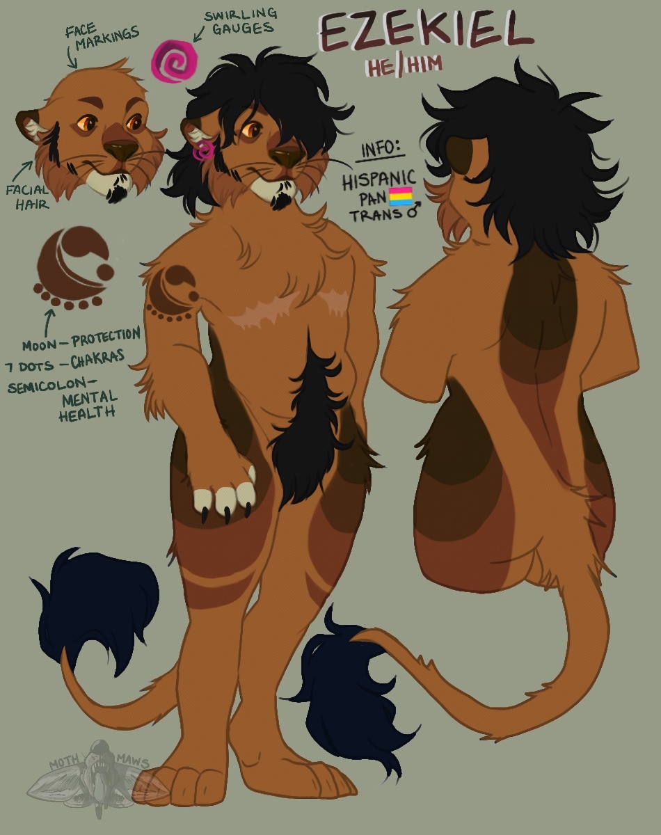 My lion fursona. He's Hispanic and I love him

Mwah mwah mwah so masculine