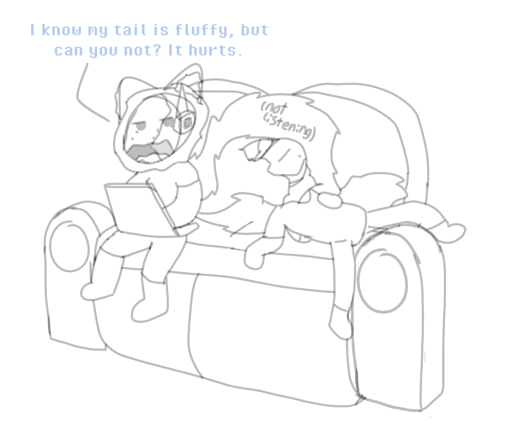 (Note: A cat’s tail is part of their spine)