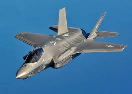 this is the f-35 the current 6th gen f/a aircraft it surprisingly has a slightly bigger radar signature than the f-22 but you seriously don't want to fuck with it