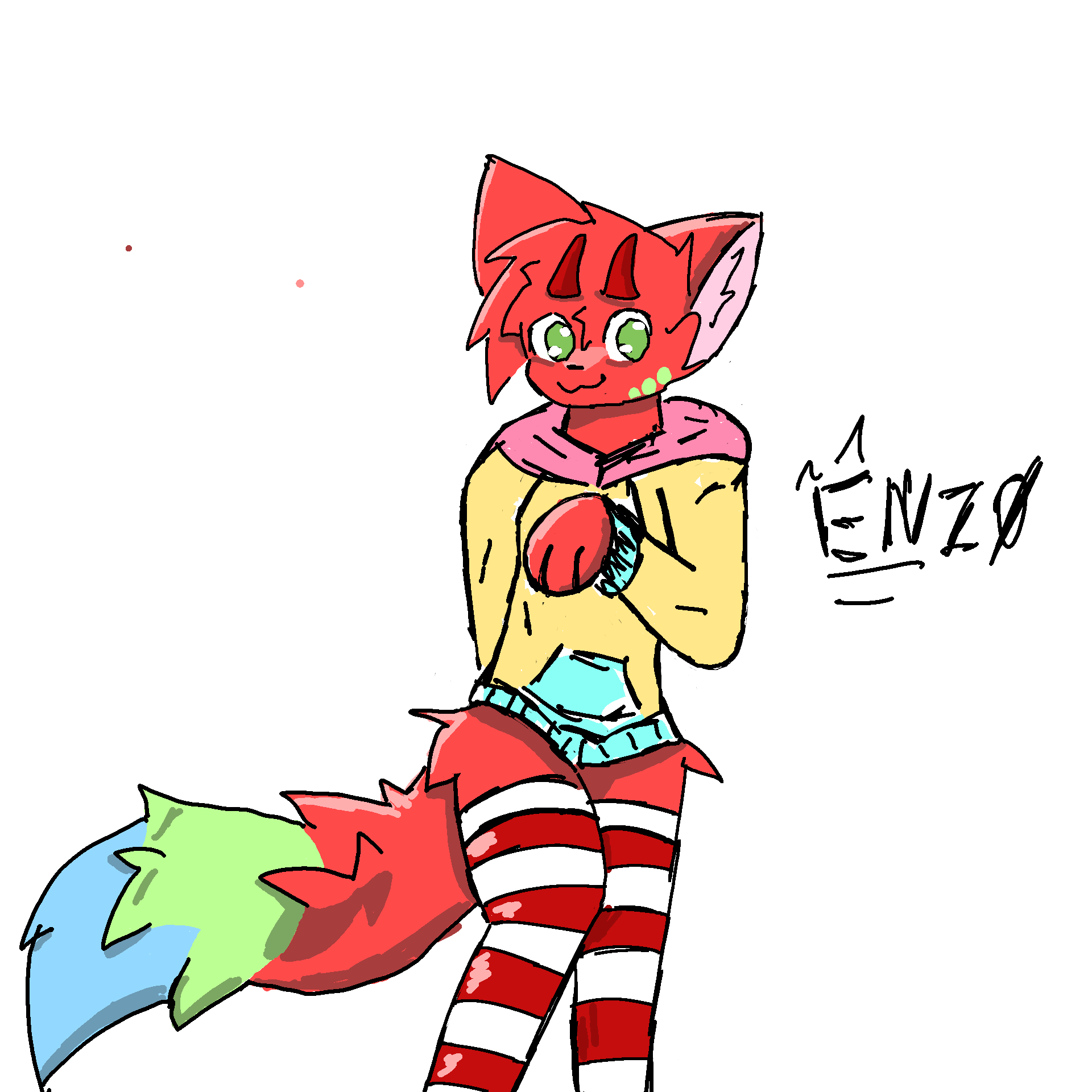 For friend :3c

....he's a cutie~
uwu

-=-=-artwork-=-=-
Me(enzo)

==============
Love yourselves