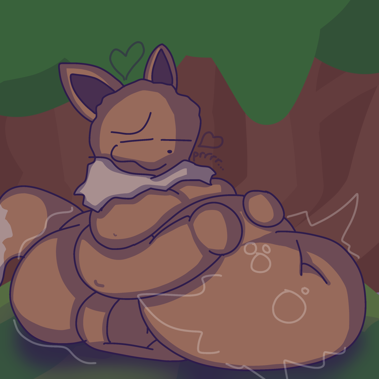 he loves being fat :3c