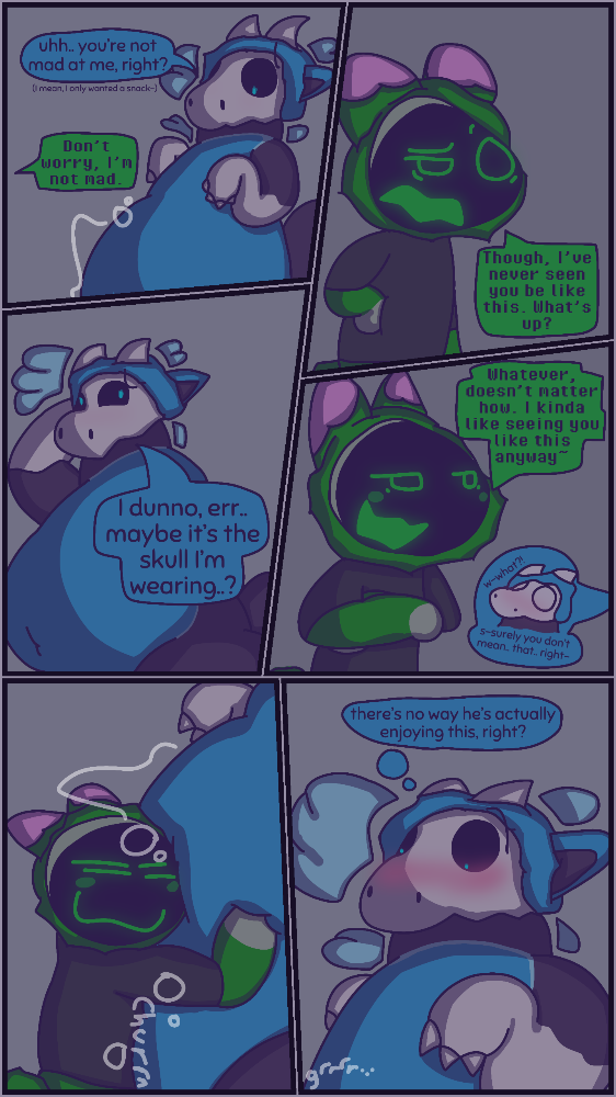 hugz are best when you have a fatass skulldragon to sleep on -w-

AT = Alternate Timeline (Non-Canon)