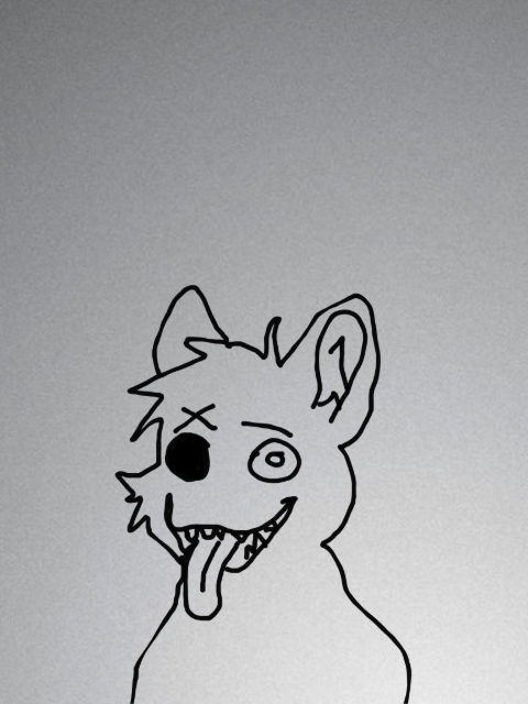 jus another insane wolf
didn't feel like drawing the arms, feel free to draw arms of your own on if u want :3c