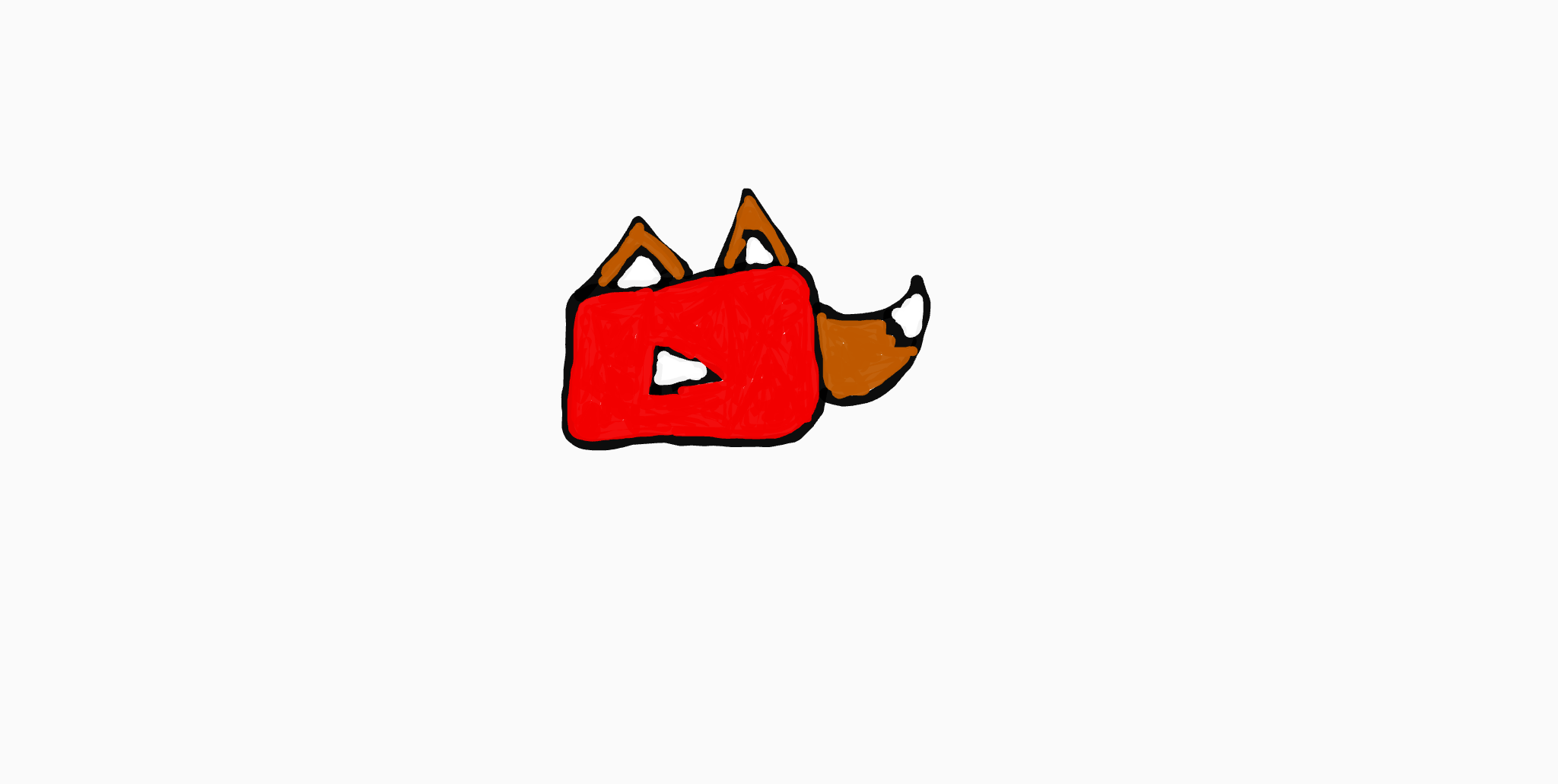 Got bored and thought I'd draw a furry yt logo