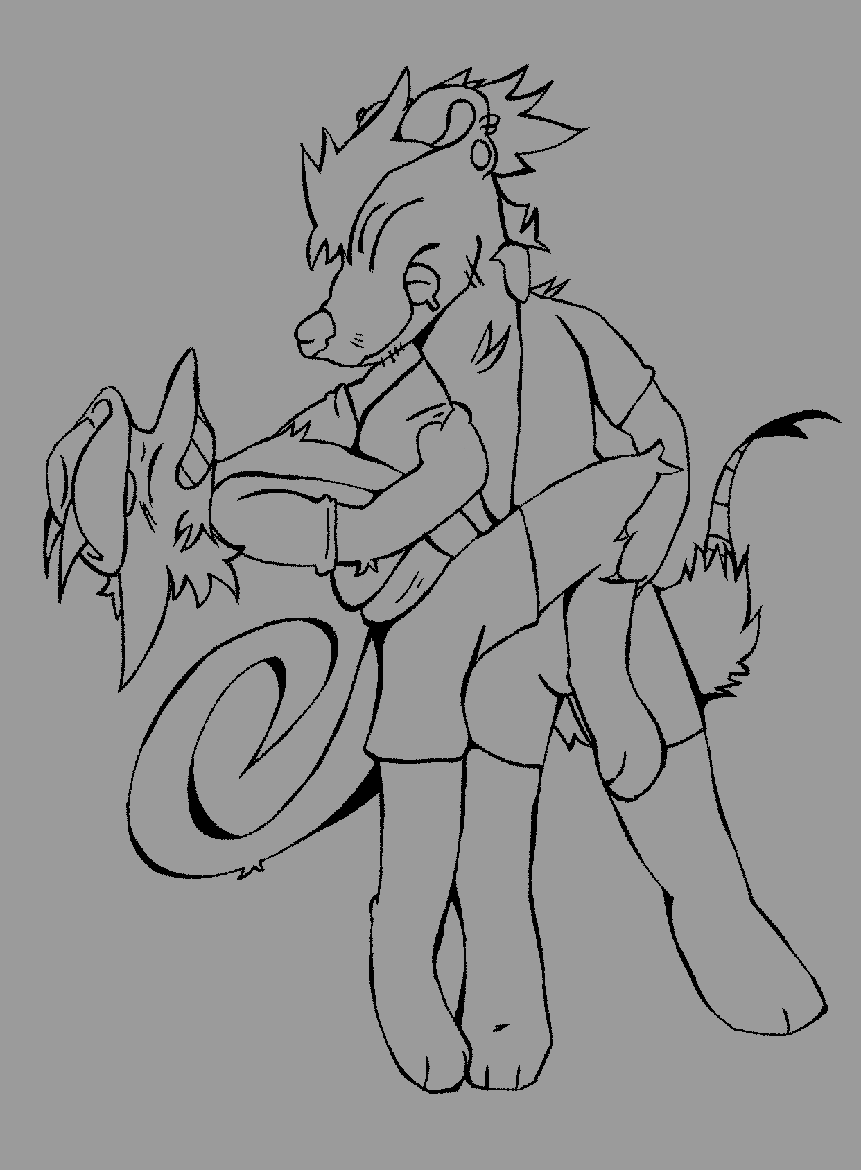 Happy pride month bbgs here's art of me and my beloved 