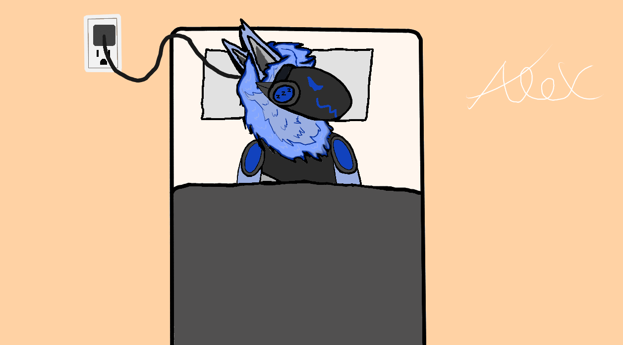 Hello, I made this art work a few weeks ago from the time I posted this, I’ve been drawing nonstop protogens lately 🥲